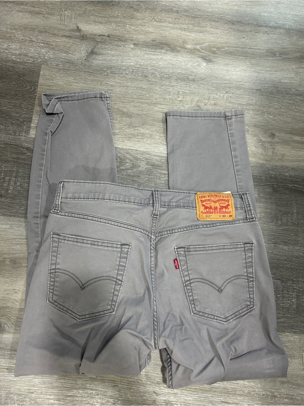 Levi's Men's Slim Grey 511 Stretch Jeans